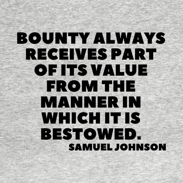 quote Samuel Johnson about charity by AshleyMcDonald